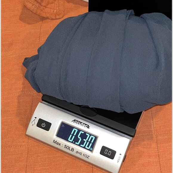 NWT Zara Navy Blue Long Tunic Sheer top Women’s Size L - Picture 10 of 10